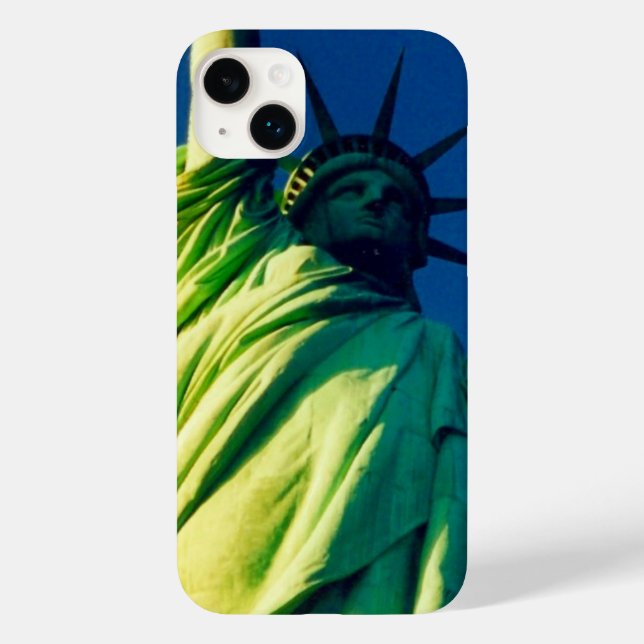 Funda De Case-Mate Para iPhone estatua de la libertad (Reverso )
