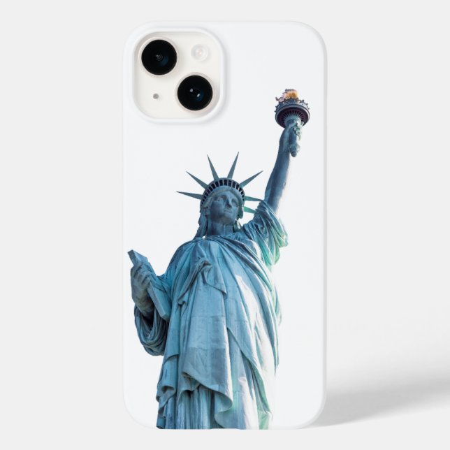 Funda De Case-Mate Para iPhone Estatua de la libertad (Reverso )