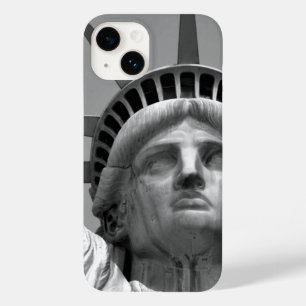Funda Para iPhone 14 De Case-Mate Estatua de la libertad en blanco y negro