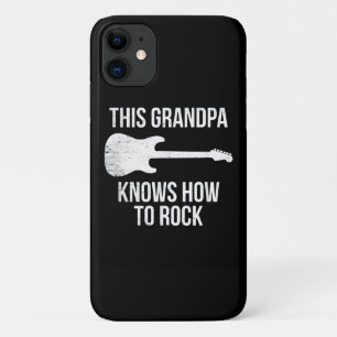 Funda Para iPhone 11 Este abuelo conoce a músico de guitarra rock