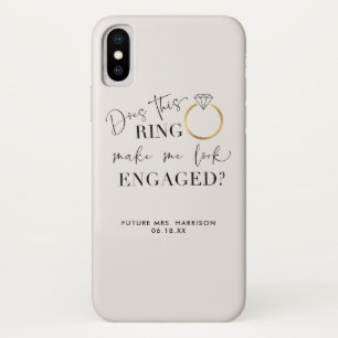 Funda Para iPhone X ¿ESTE ANILLO ME HACE PARECER UNA caligrafía compro