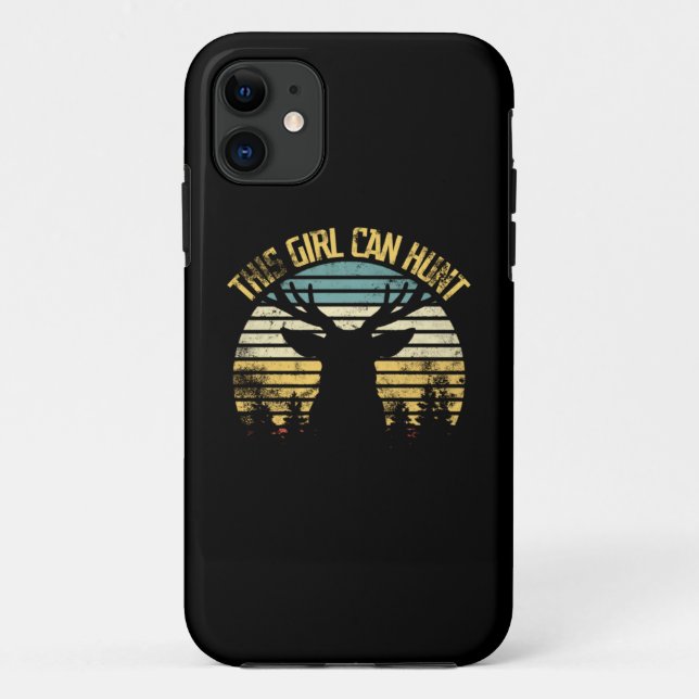 Funda De Case-Mate Para iPhone Este Chica puede cazar clásico (Reverso)