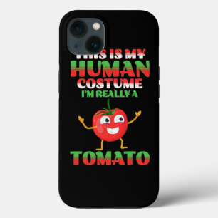 Funda Para iPhone 13 Este es mi disfraz humano, soy realmente un tomate