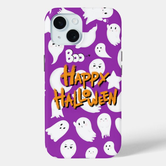 Funda De Case-Mate Para iPhone Este es un lindo funda para Halloween. (Reverso )