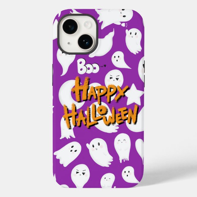 Funda De Case-Mate Para iPhone Este es un lindo funda para Halloween. (Reverso )