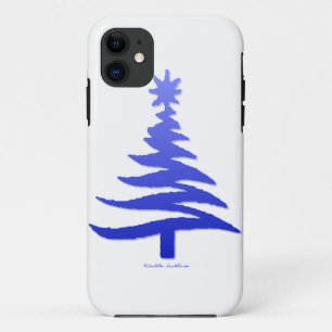 title_seo2 Esténcil de árbol de navidad azul de cobalto