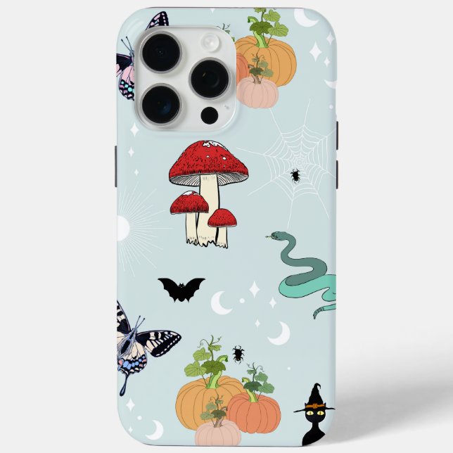 Funda De Case-Mate Para iPhone Estética de Halloween (Reverso )