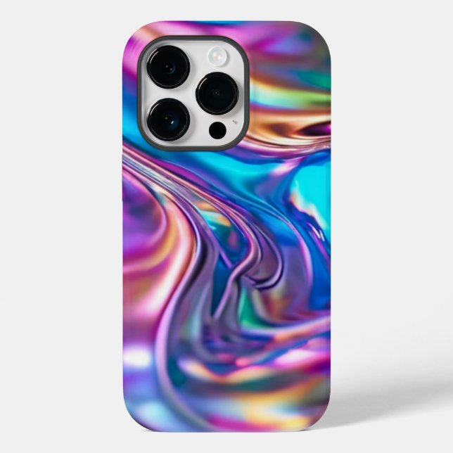 Funda De Case-Mate Para iPhone Estética del arcoiris bonito (Reverso )