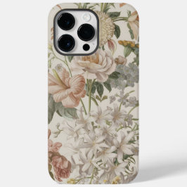 Funda Para iPhone 14 Pro Max De Case-Mate Estética del Boho de Floral de color blanco retro