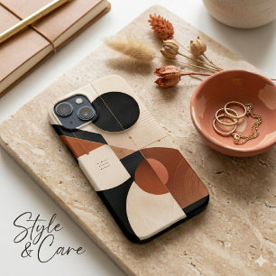 Funda Para iPhone 13 Mini Estética geométrica neutral de lujo para iPhone 13