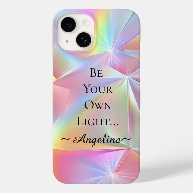 Funda De Case-Mate Para iPhone Estética holográfica (Reverso )