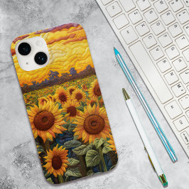 Funda Para iPhone 14 De Case-Mate Estético Rústico Sunflower Sunset