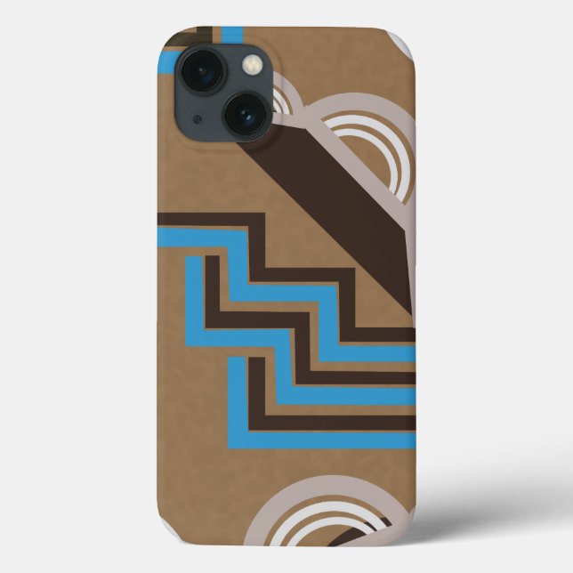 Funda De Case-Mate Para iPhone Estilo Art Decó Diseño abstracto (Reverso)