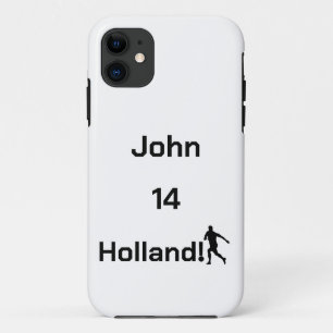 Funda Para iPhone 11 Estilo Atlético de Fútbol Holandés Personalizado