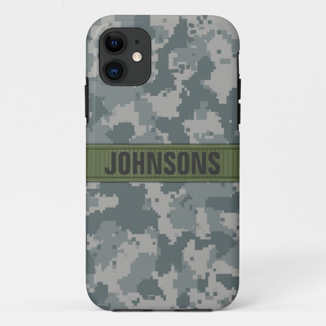 Funda De Case-Mate Para iPhone Estilo Camo del ACU personalizado (Reverso)