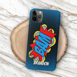 Funda Para iPhone 11 Pro Max Estilo de arte pop de cómic vintage genial persona