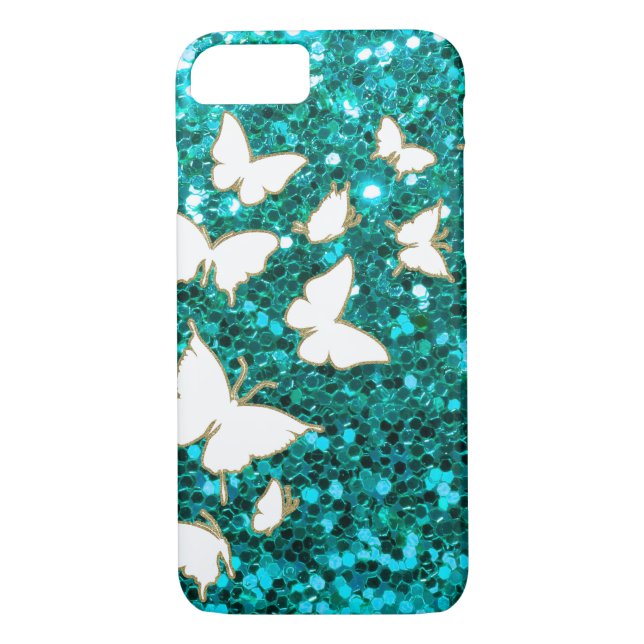 Funda De Case-Mate Para iPhone Estilo de Butterly Bling (Reverso)