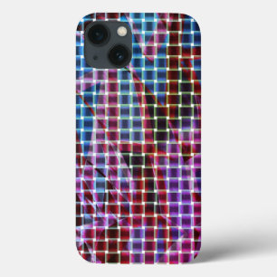 Funda Para iPhone 13 Estilo de cesta en tonos rosas oscuros, lilas, vio