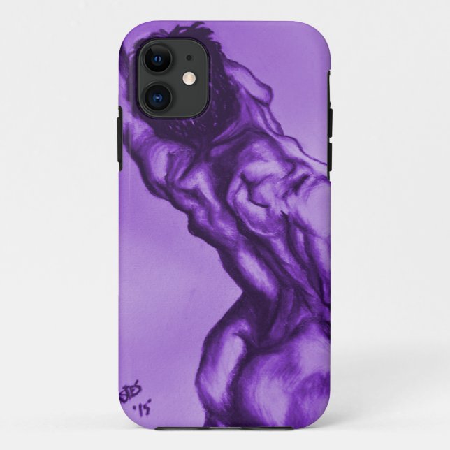 Funda De Case-Mate Para iPhone Estilo de dibujo de renacimientos  (Reverso)