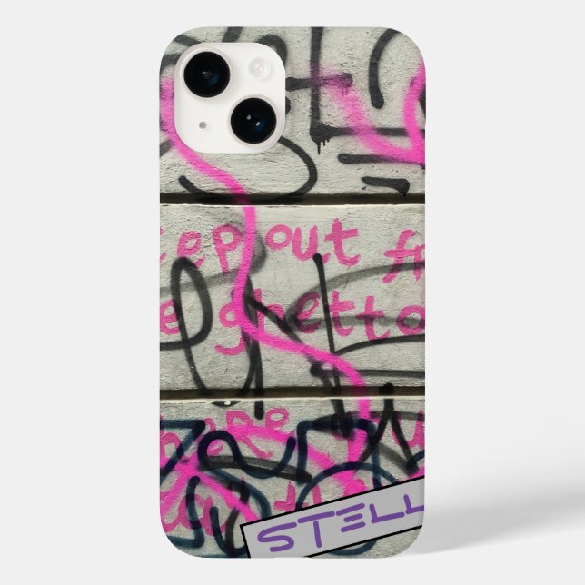 Funda De Case-Mate Para iPhone Estilo de graffiti urbano (Reverso )