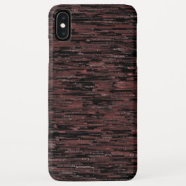 Funda Para iPhone XS Max Estilo de mosaico de Borgoña con fondo áspero