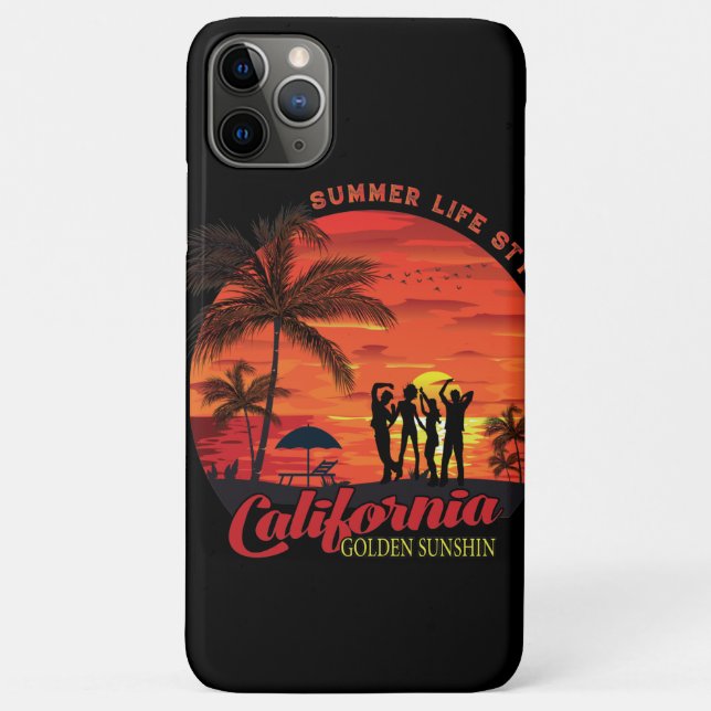 Funda De Case-Mate Para iPhone Estilo de vida de verano (Reverso)