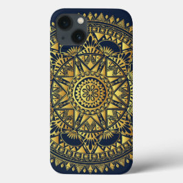Funda Para iPhone 13 Estilo del patrón Boho y Mandala