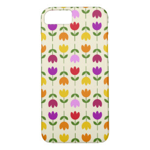 Funda Para iPhone 8/7 Estilo escandinavo colorido en el patrón de flor d