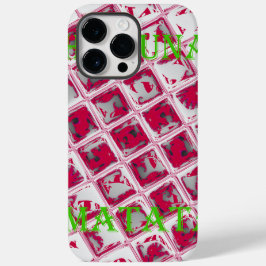 Funda Para iPhone 14 Pro Max De Case-Mate Estilo Hakuna Matata Rojo