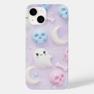 Funda Para iPhone 14 De Case-Mate Estilo Harajuku: Cráculos y fantasmas de Natasha U