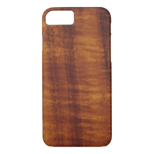 Funda Para iPhone 8/7 Estilo hawaiano rizado de madera de Koa