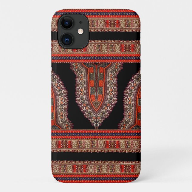 Funda De Case-Mate Para iPhone Estilo indio hippie (Reverso)