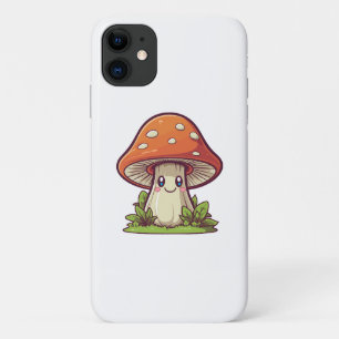 Funda Para iPhone 11 Estilo kawaii lindo, recolección de hongos