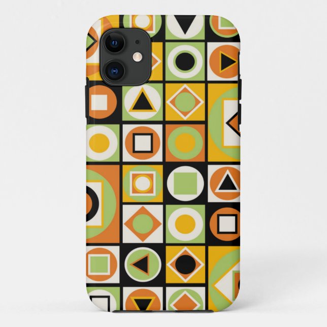 Funda De Case-Mate Para iPhone Estilo moderno de medio siglo 10 (Reverso)