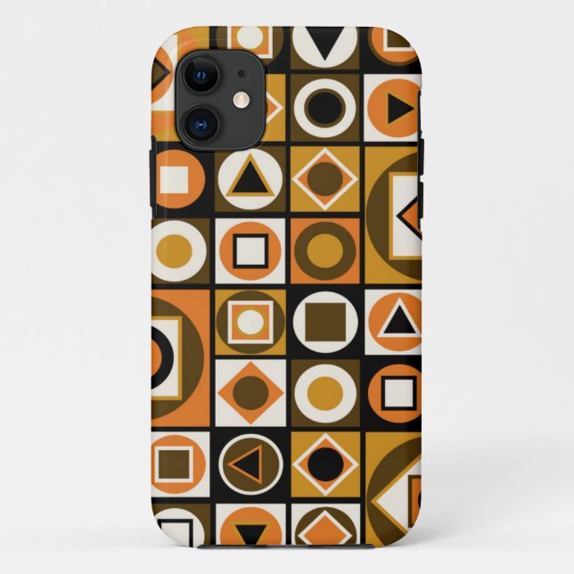 Funda De Case-Mate Para iPhone Estilo Moderno de Mitad de Siglo 13 (Reverso)