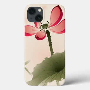Funda Para iPhone 13 Estilo oriental Lotus