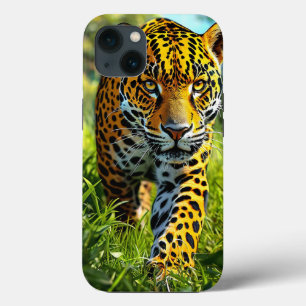 Funda Para iPhone 13 Estilo Safari Estética de Impresión de Animal Salv