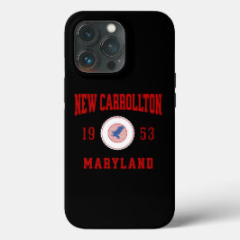 Funda Para iPhone 13 Pro Estilo universitario de New Carrollton Maryland