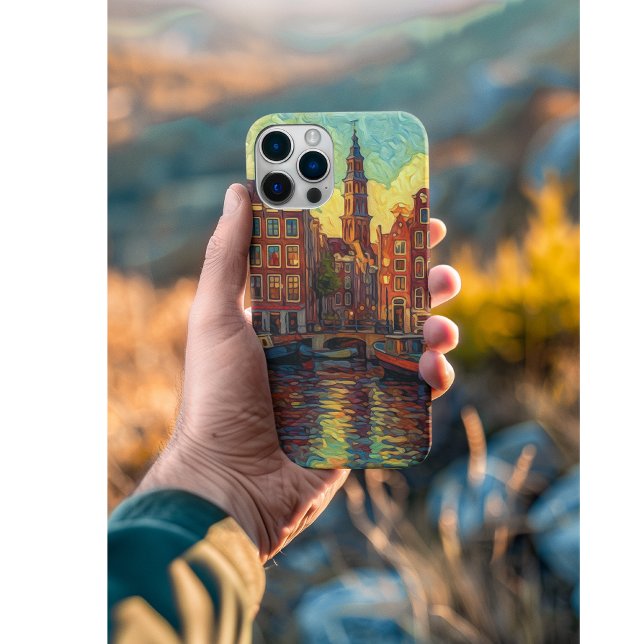 Funda De Case-Mate Para iPhone Estilo van Gogh en los canales de Amsterdam (Subido por el creador)