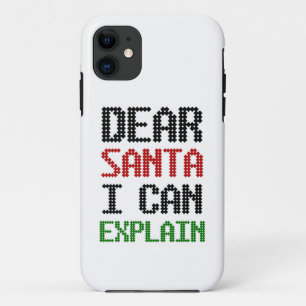 Funda Para iPhone 11 Estimado Santa I puede explicar la lista de Navida