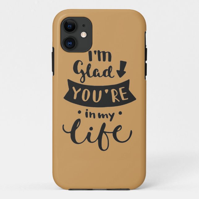 Funda De Case-Mate Para iPhone Estoy alegre usted soy en mi vida (Reverso)