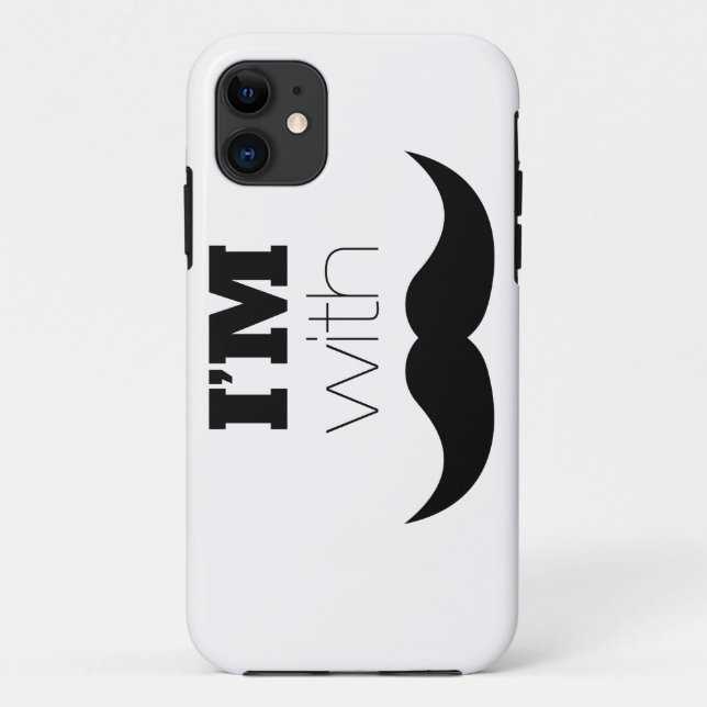Funda De Case-Mate Para iPhone Estoy con Mustache (Reverso)