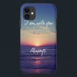 Funda Para iPhone 11 Estoy contigo Siempre Verso de la Biblia<br><div class="desc">Siempre estoy con ustedes mercadería Bible Verse. Hermoso funda biblia con puesta de sol sobre el fondo del océano con tonos azules y naranjas. Ver todas las mercaderías biblias en nuestra tienda Christian Quotes: Enlace a continuación:</div>