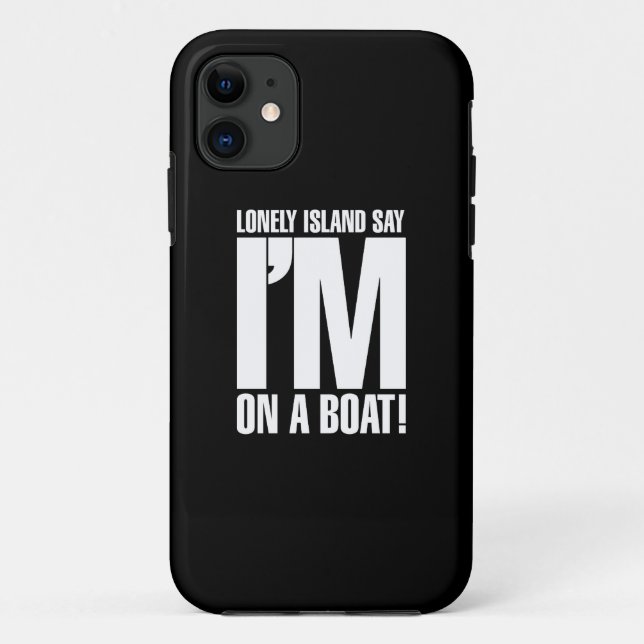 Funda De Case-Mate Para iPhone Estoy en un barco (Reverso)