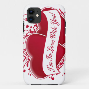 Funda Para iPhone 11 ¡Estoy Enamorado De Ti! Corazones rojos