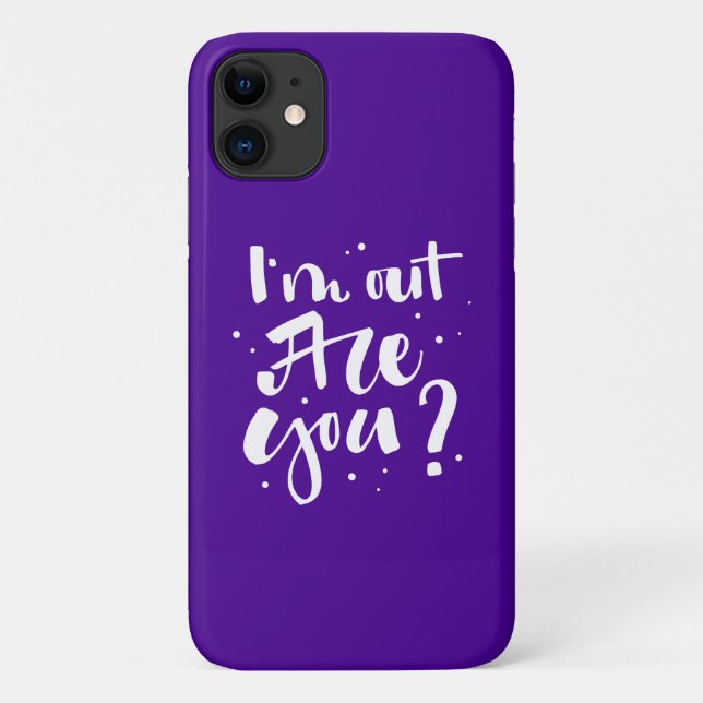 Funda De Case-Mate Para iPhone Estoy fuera, ¿eres tú? (Reverso)