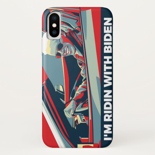 FUNDA DE Case-Mate PARA iPhone ESTOY RIDIN CON BIDEN (Reverso)