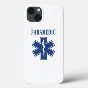 Funda Para iPhone 13 Estrella azul del paramédico de la vida