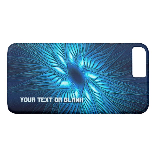 Funda De Case-Mate Para iPhone Estrella azul tallada (Reverso (horizontal))