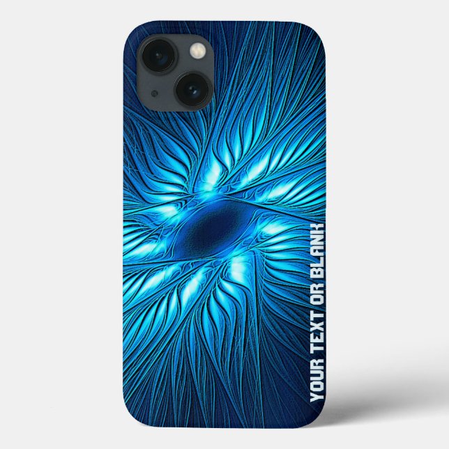 Funda De Case-Mate Para iPhone Estrella azul tallada (Reverso)